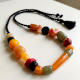 Handcrafted Jewelry Multicolored Beaded Necklace